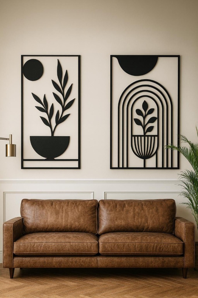 Botanical & Geometric Wall Panels